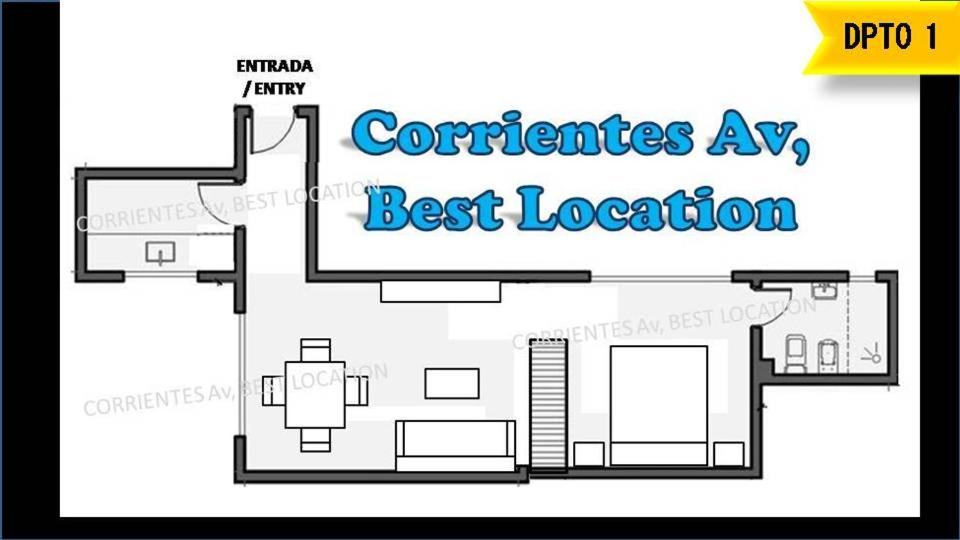 Corrientes Av, Best Location Buenos Aires Ngoại thất bức ảnh